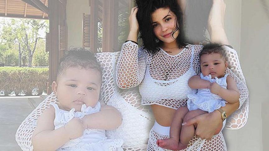 Kylie Jenner'dan 5 aylik kizina 22 bin liralik ayakkabi koleksiyonu