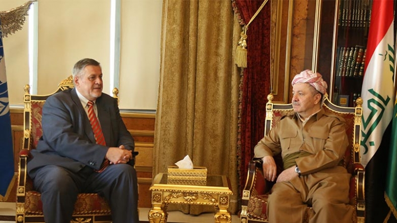 Baskan Barzani ve Kubis bir araya geldi: Baski yapildi!