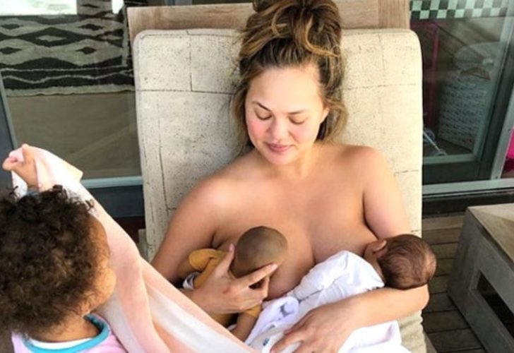 Chrissy Teigen verdigi poz ile gündem oldu
