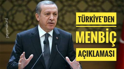 Erdogan’dan Menbiç açiklamasi: Kimse bize...