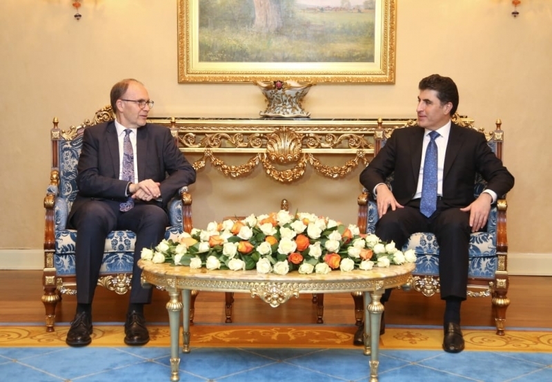 Basbakan Barzani, ABD heyetini kabul etti