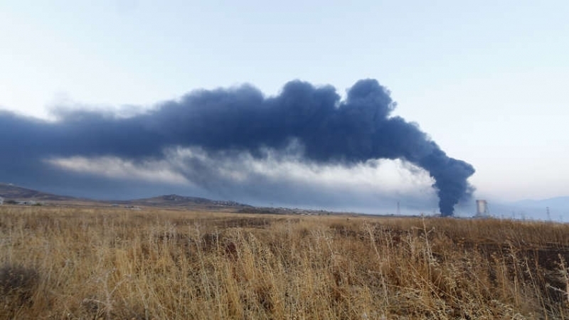 Îsraîlê cebilxaneya Îranê ya li Sûriyê hedef girt!