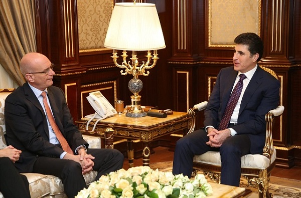 Nêçîrvan Barzanî pêswazî li konsulosê Almanyayê kir