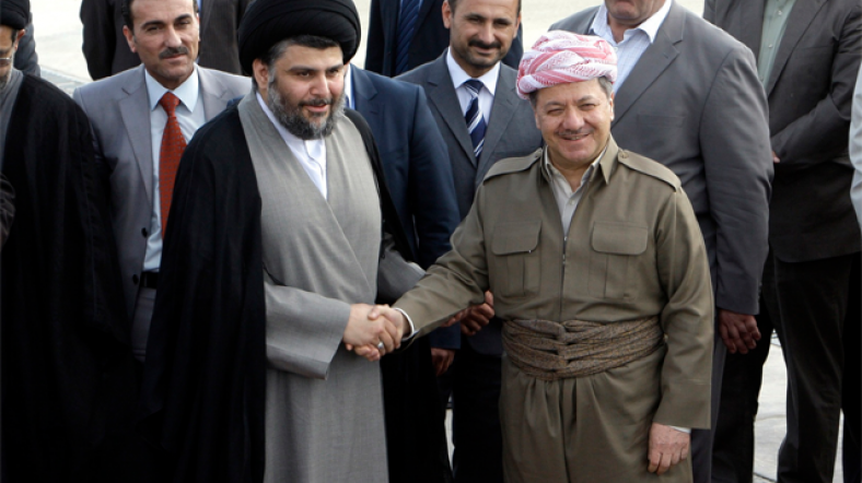 Baskan Barzani’den kritik görüsme, Sadr’i aradi