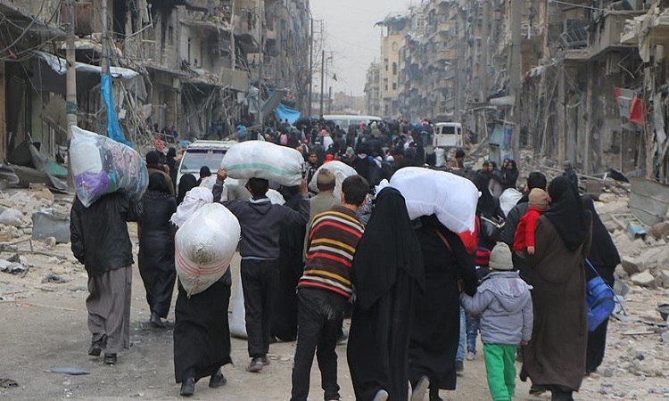 Suriye’de insani koridorda 2 bin kisi…