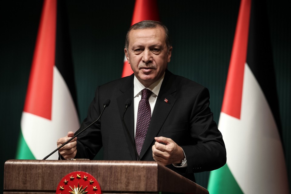 Pistgiriya Filîstîniyan bo Erdogan didome