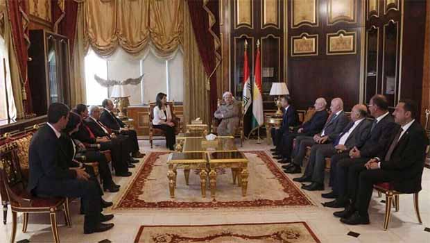 Baskan Barzani HDP heyetini kabul etti