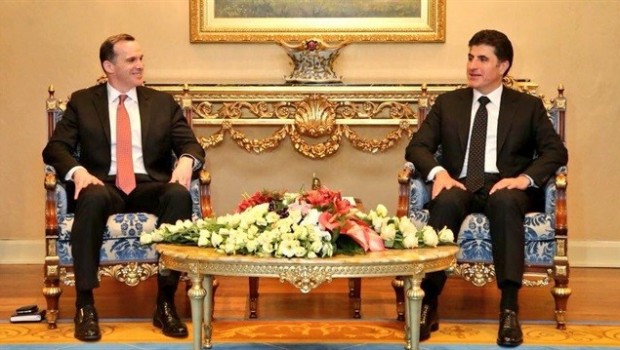Basbakan Barzani ve McGurk Erbil'de bir araya geldi