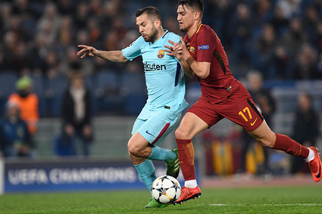 Romayê li hember Barcelonayê dîrok nivîsî