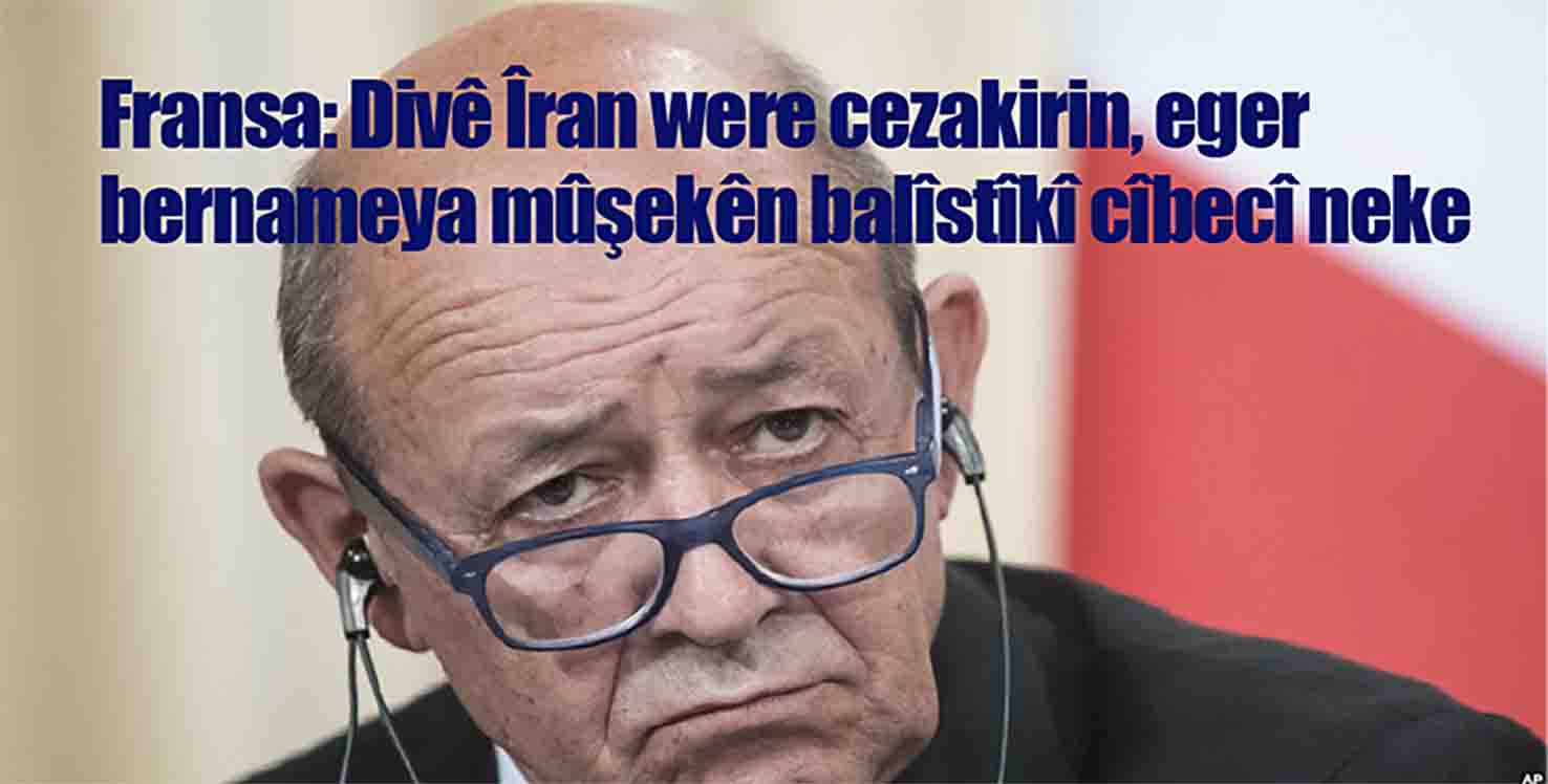 Fransa hîsyarî dide Îran...
