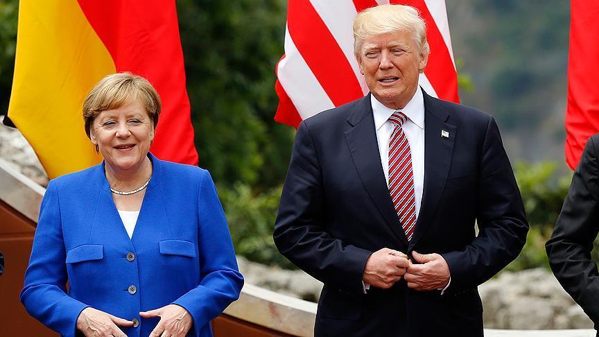 Trump û Merkel rêya telefonê rewsa Sûriyê axivîn