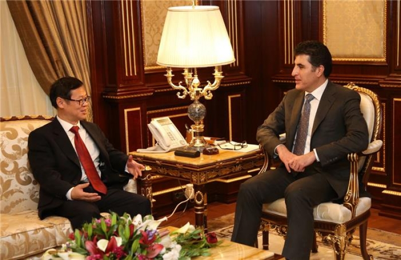 Neçirvan Barzani, Çin Baskonsolosunu kabul etti