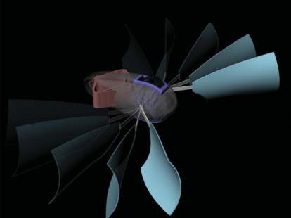 Motorsuz hareket edebilen robot