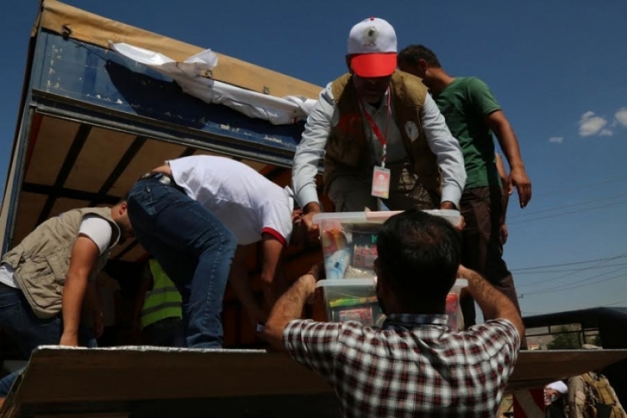 "Weqfa Barzanî ya Alîkariyê", bi hawara Efrîniyan ve çû!