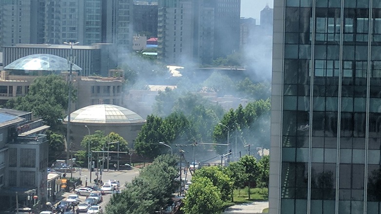 Li Çînê li nêzîkî Balyozxaneya Amerîkayê  bombe teqiya!