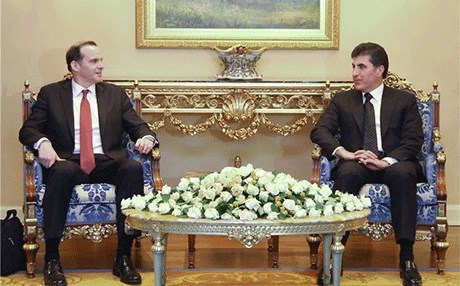McGurk, Kürdistan’da Basbakan Barzani ile görüstü