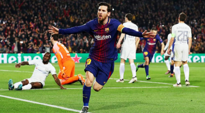 Barcelona, Chelsea'yi 3-0 Yenerek Adini Çeyrek Finale Yazdirdi