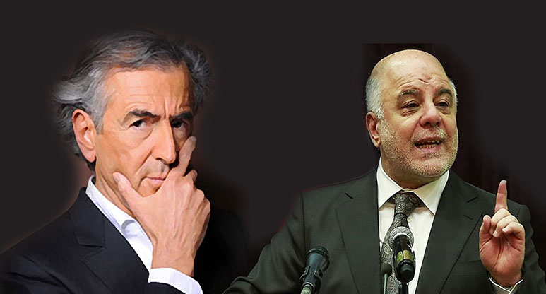 Bernard Henry Levy, Ferqa Ebadî û Saddam Hisênî nîne