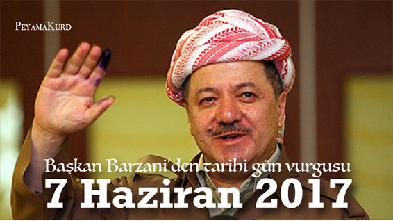 Baskan Barzani’den tarihi gün vurgusu