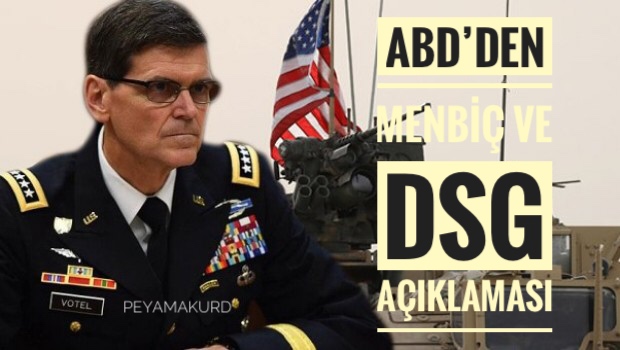 ABD’den Menbiç, Türkiye ve DSG açiklamasi