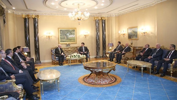 Ingiliz heyeti Basbakan Barzani ile görüstü