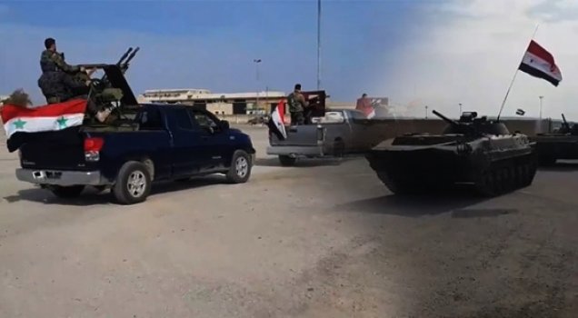 Rejim yanlisi gruplar ABD destekli kampa saldirdi