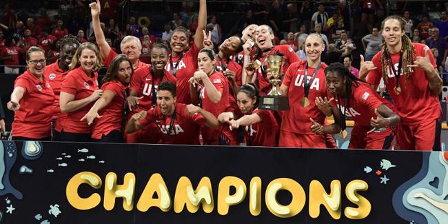 Tîma Baskêtbolê ya jin a Amerîka bû sampiyon