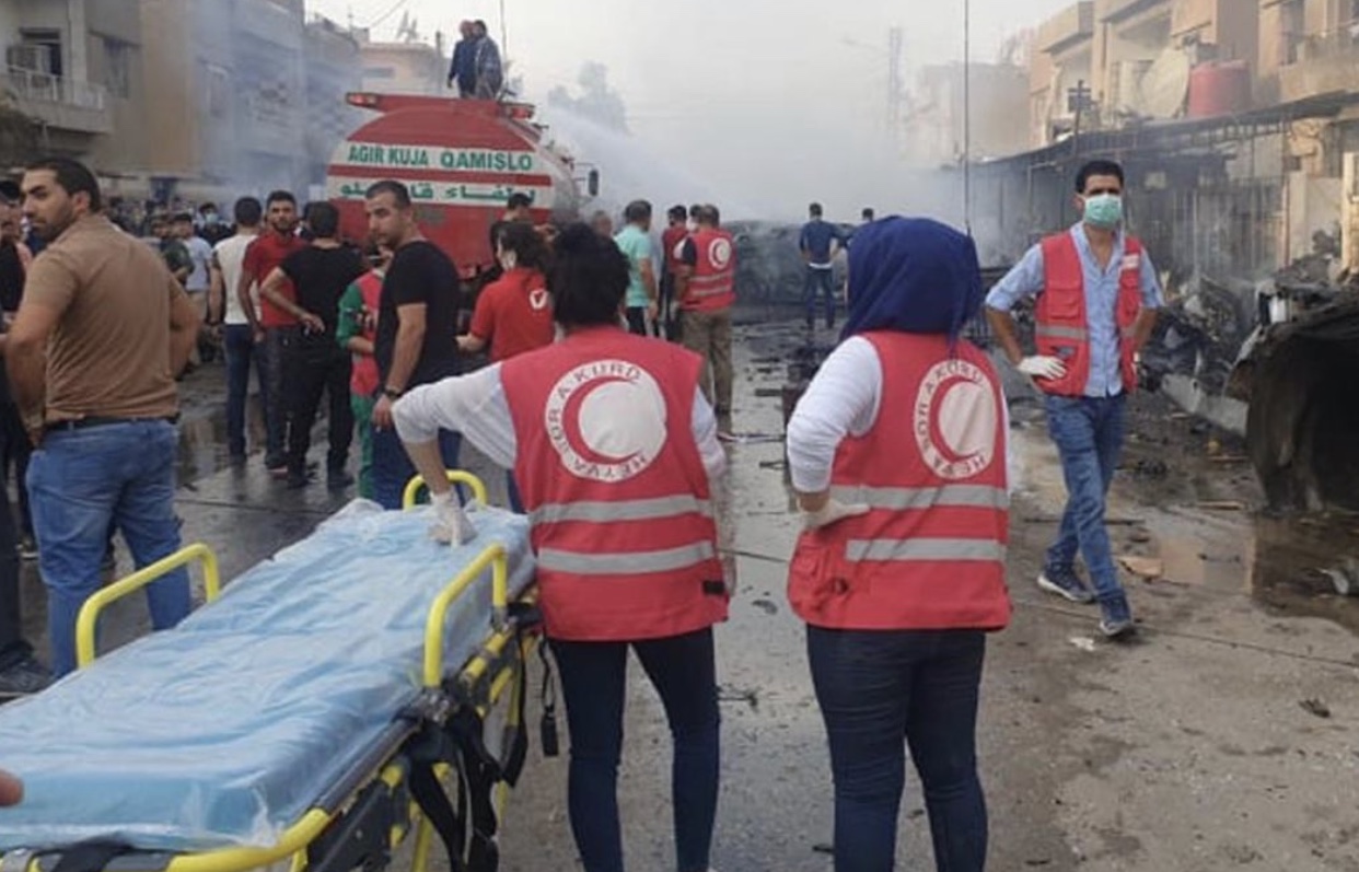 Heyva Sor a Rojavayê Kurdistanê: Di nav 3 rojan de herî kêm 60 sivîl bûne qurbanî