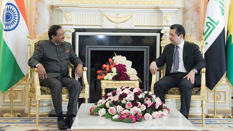 Serokwezîr Barzanî bi Wezîrê Derve yê Hindistanê re civiya