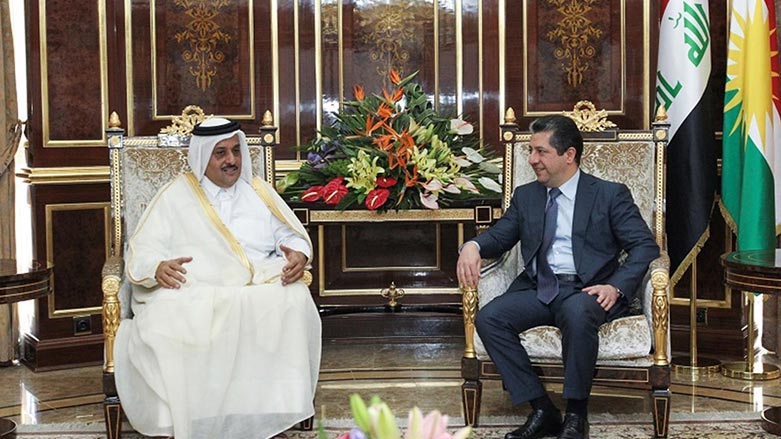 Mesrûr Barzanî pêswazî li sanda Qeterê kir