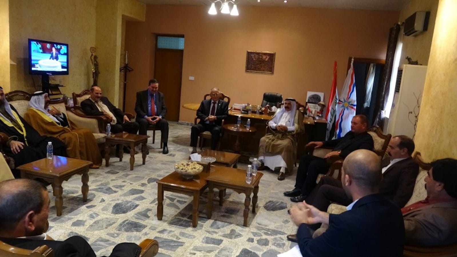 Sandeke Singalê ya nêzî PKKê serdana Bexdayê kir