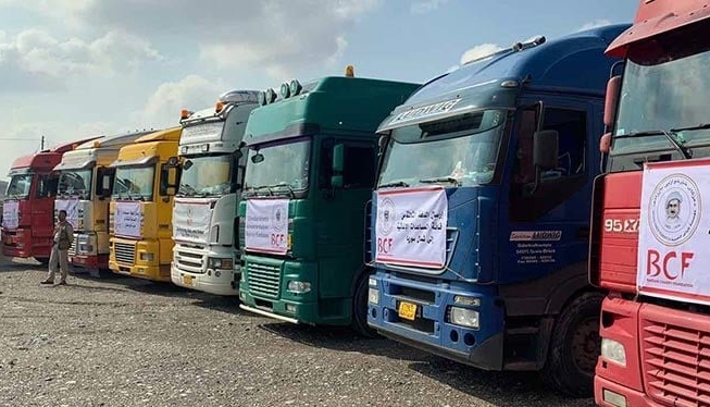 Dezgeha Xêrxwazî ya Barzanî karwanekî din ê alîkariyan gihand Rojavayê Kurdistanê