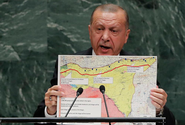 Sûriye: Em planên Erdogan ên bi guman red dikin