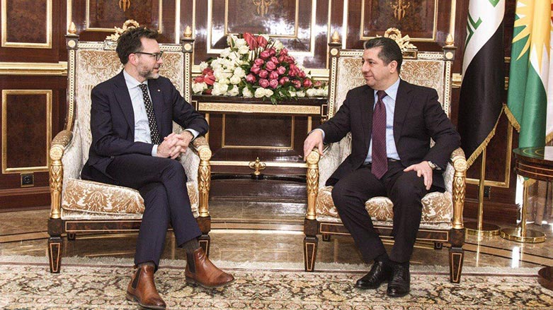 Serokwezîr Barzanî pêswazî li balyozê Kanadayê kir