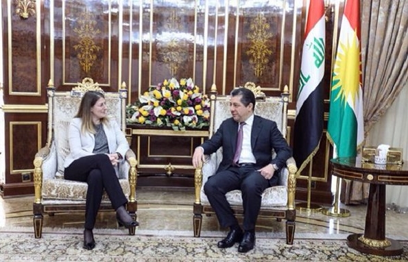 Mesrur Barzanî bi sanda bilind a Brîtanyayê re civiya