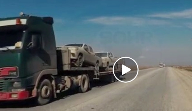 VIDEO | 130 TIR alîkariyên leskerî bo Rojava hate sandin