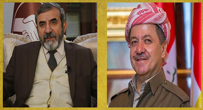 Serok Barzanî pîrozbahî li Selahedîn Bahaedîn kir