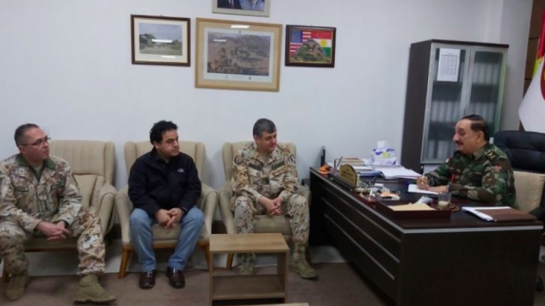 Tîmeke nû ya leskerî ya Hevpeymaniyê li Hewlêrê dest bi kar dike