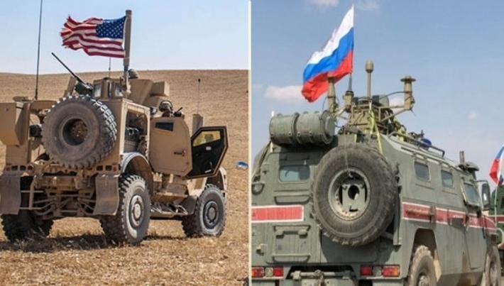 Rojava | Du rojan ser hev hêzên Rûsî û Amerîkî rê li ber hev girtin