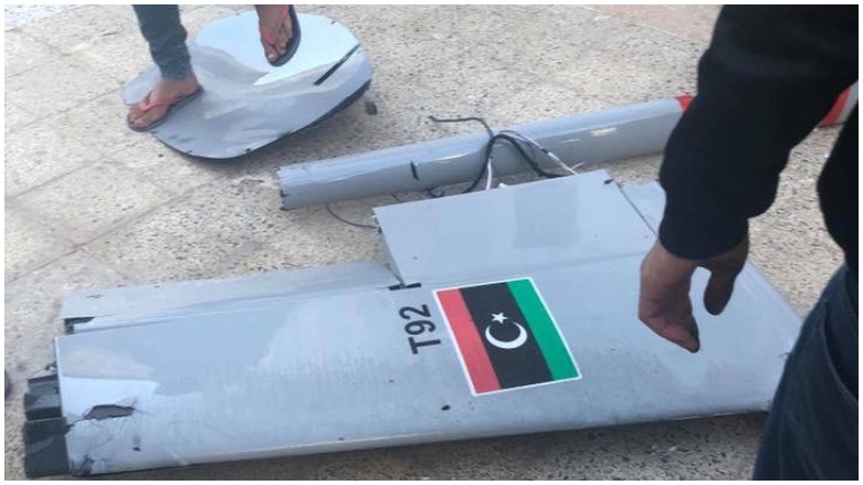 Hêzên Hefter: Me balafireke bêpîlot a tirk a ala Libya li ser xist xwar