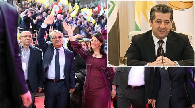 Serokwezîr Barzanî ji Kongreya HDPê re peyam sand û serkeftin xwest