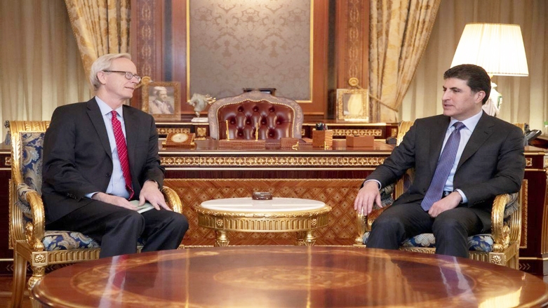 Nêçîrvan Barzanî bi sanda Amerîkî re civiya