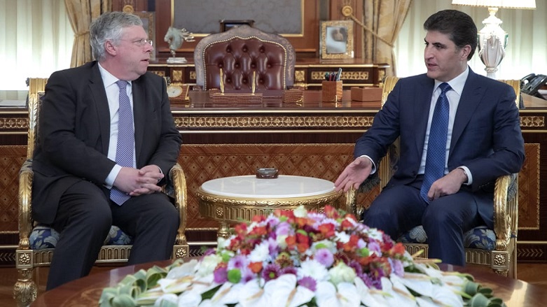 Nêçîrvan Barzanî bi sanda parlamentarên Alman re civiya