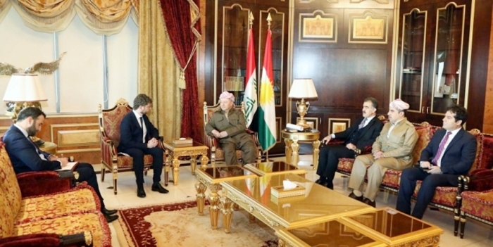 Serok Barzanî pêswaziya konsûlê Fransayê kir