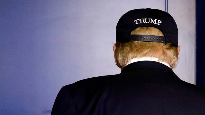 Encama testa covid-19 a Trump derket