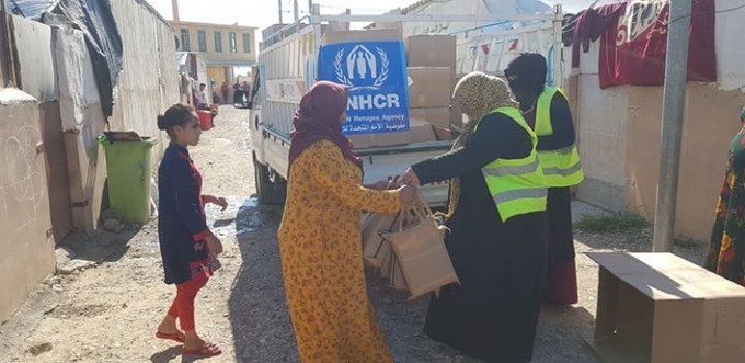 Dezgeha Xêrxwazî ya Barzanî bi hevkariya UNCHR 6 hezar selik alîkarî belav kir