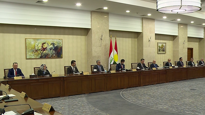 Hikûmeta Kurdistanê bi seroktiya Mesrur Barzanî civiya