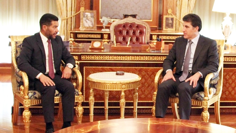 Nêçîrvan Barzanî bi Emîndarê Gistî yê Projeya Nistîmaniya Iraqê re civiya