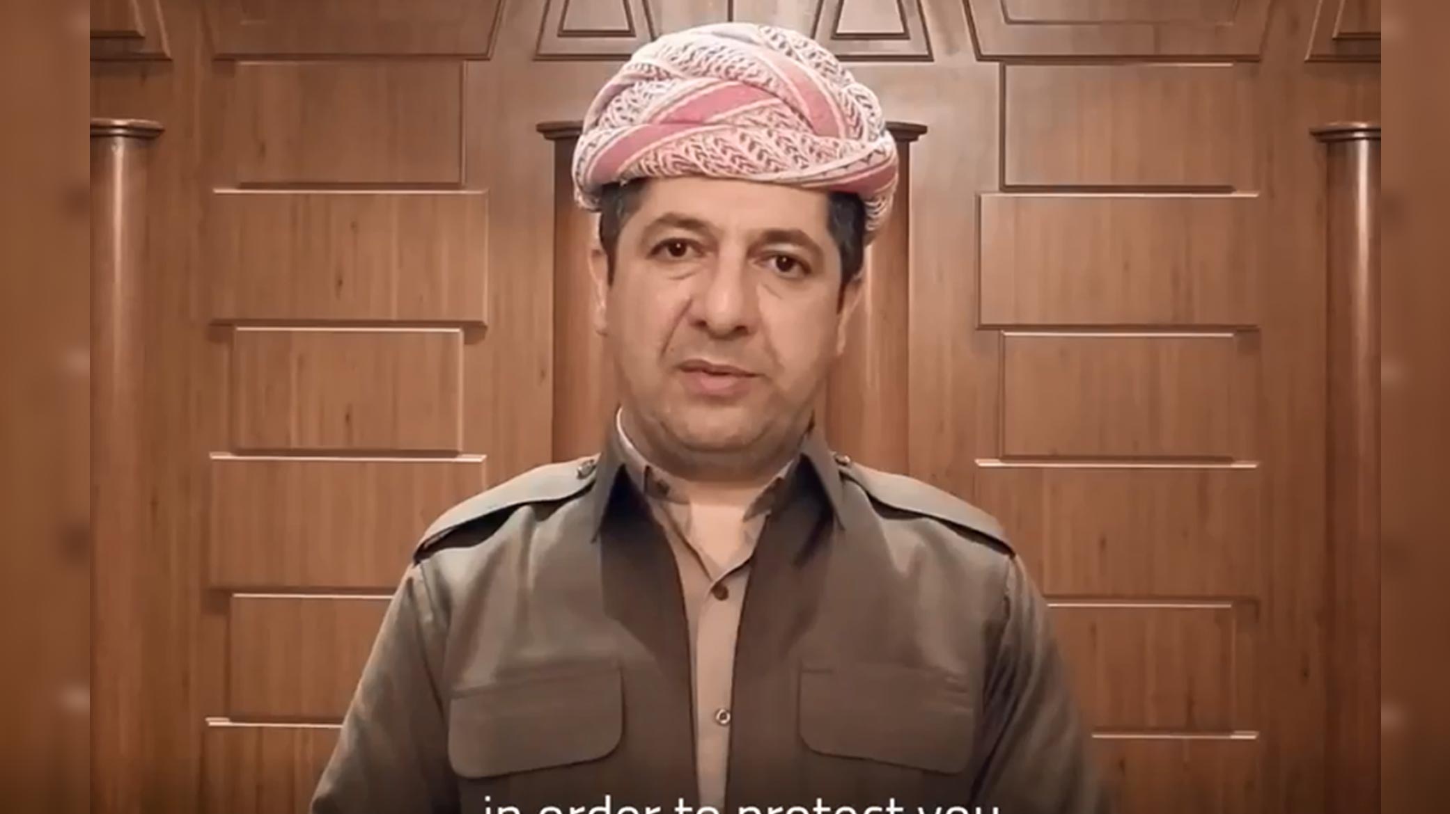 Ji Serokwezîr Barzanî peyama vîdyoyî bo hemwelatiyên Kurdistanê