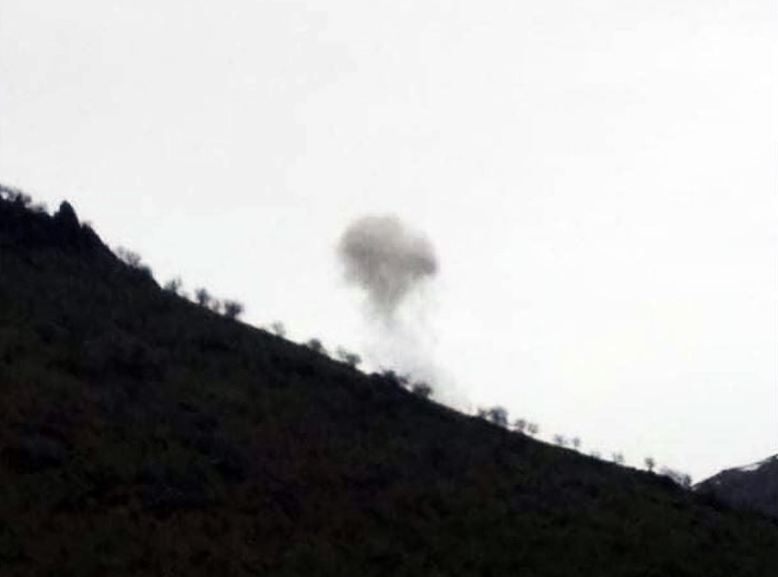 Artêsa Tirk deverên sînorî yên Hewlêrê heta vê sibê topbaran kir